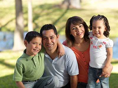 a group of people posing for the camera